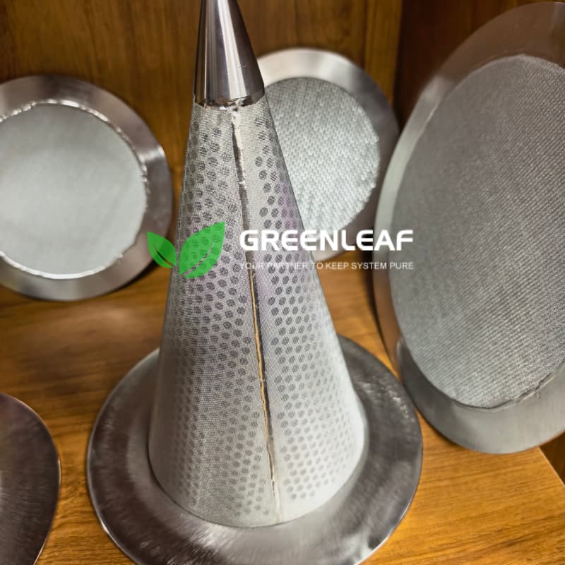 SS316 Cone Filter Element Industrial Cone Strainer Filter